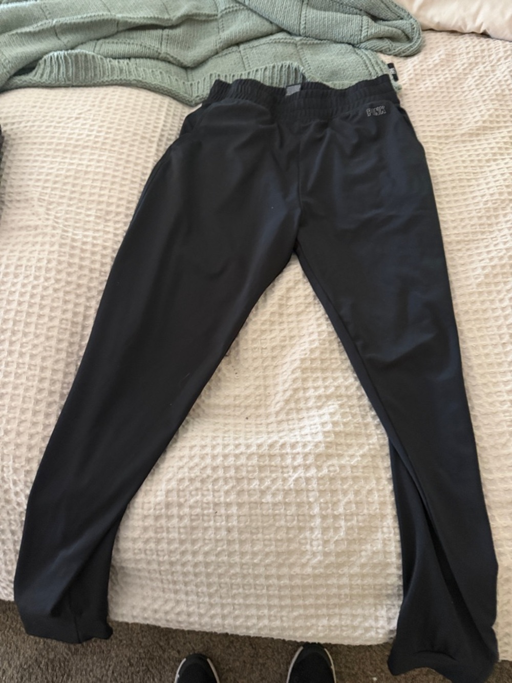 PINK Victoria's Secret Black Track Joggers